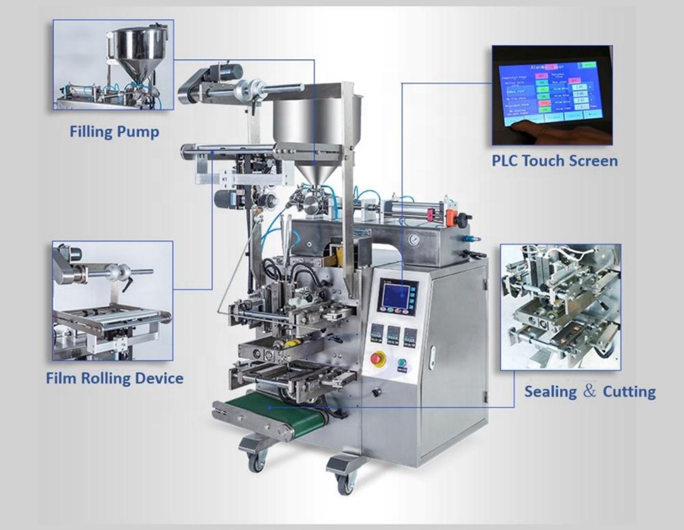 High Speeds Vertical Packing Machine For Shampoo