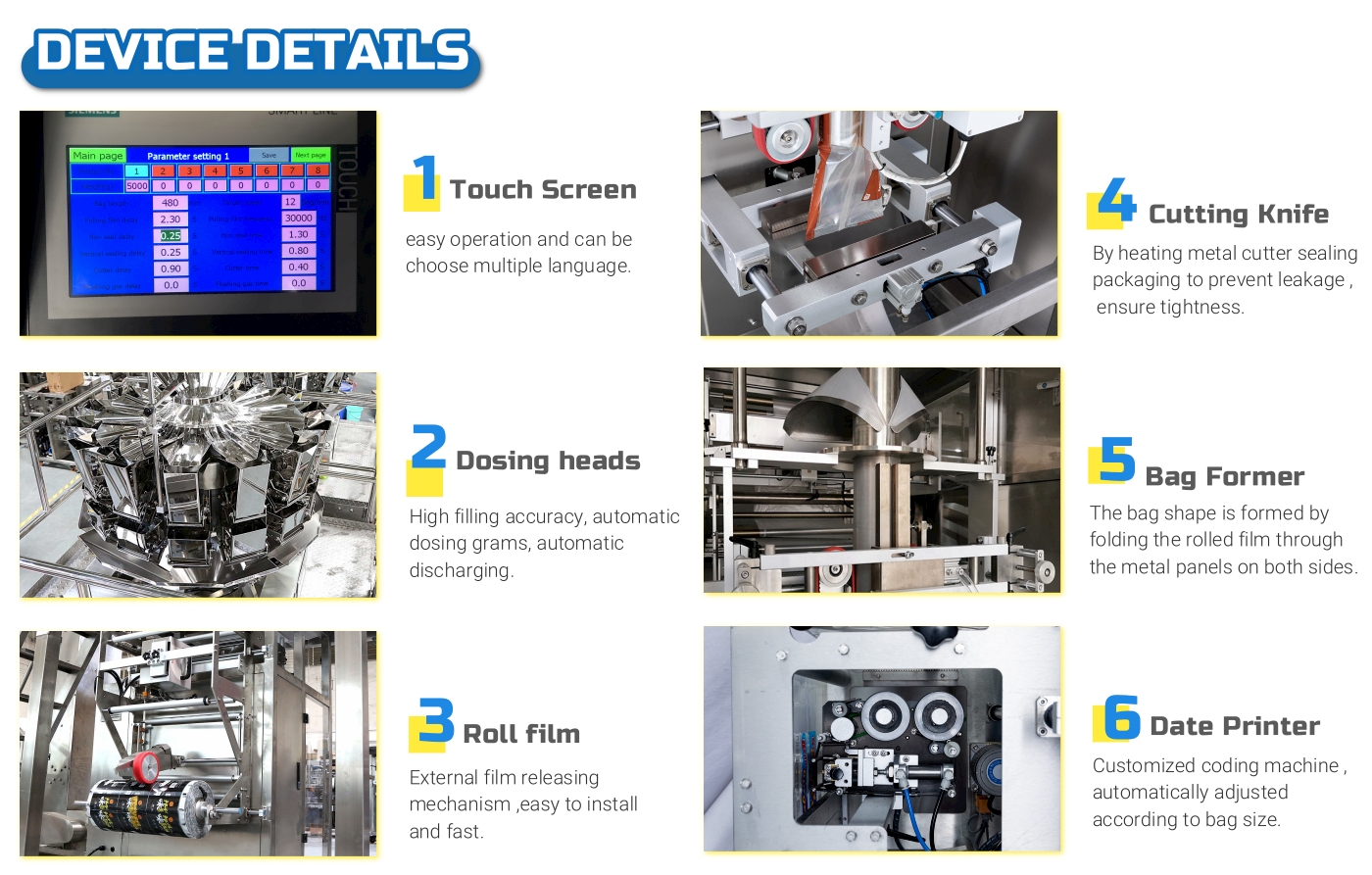 Automatic High Accuracy Candy Packing Machine