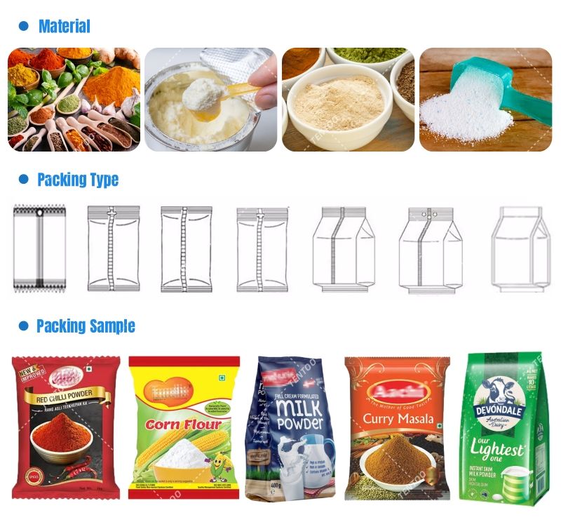 Spice Powder Filling Packing Machine